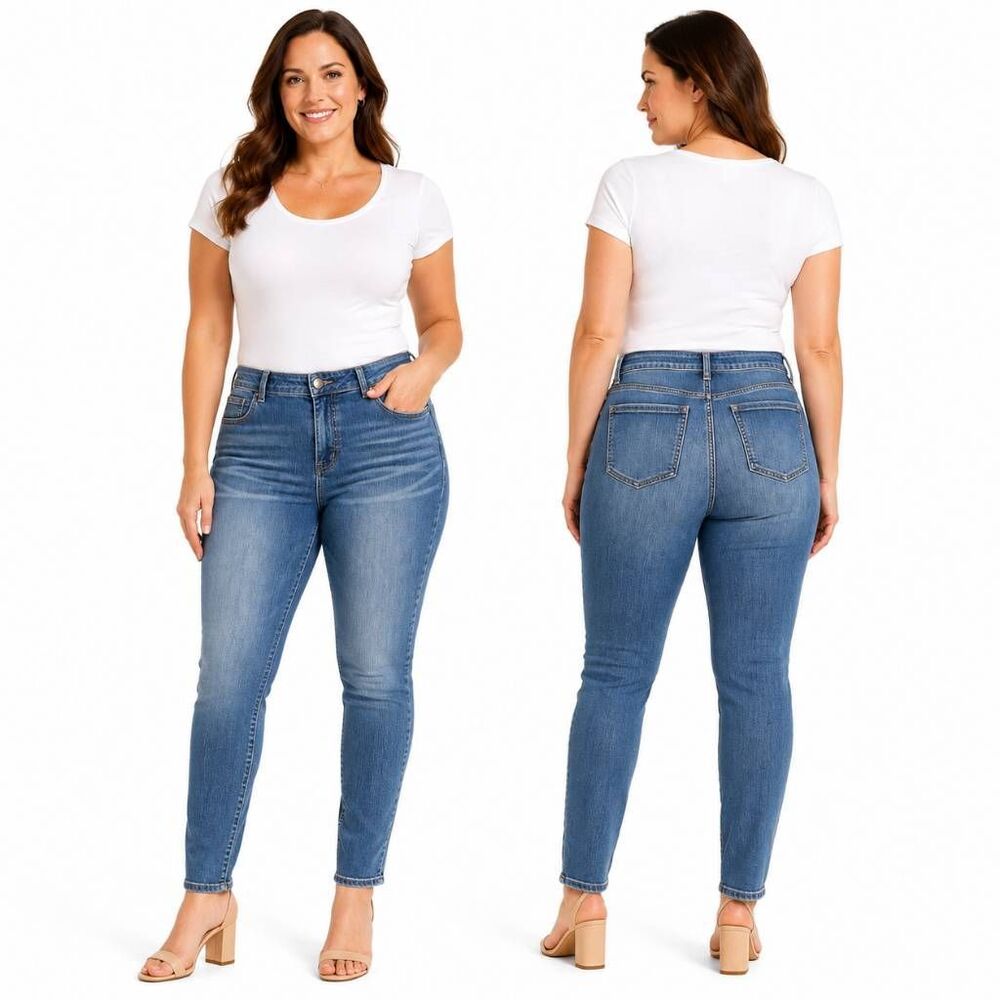 Maurices Everflex High Rise Skinny Jeans 12 Reg Stretch